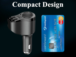 USB Cigarette Lighter Socket Splitter Adapter