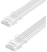 Fasgear 16pin GPU Power Cable - 70cm PCI-e 5.0 12VHPWR 600W 12+4 Male to Male 12V-2x6 PSU Sleeved...