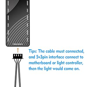 8 port argb pwm fan hub
