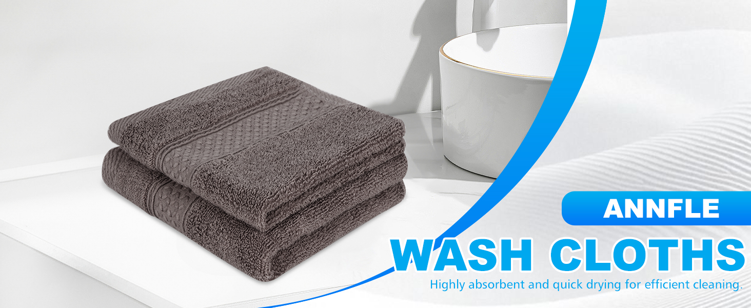 2-Pack Cotton Wash Cloths