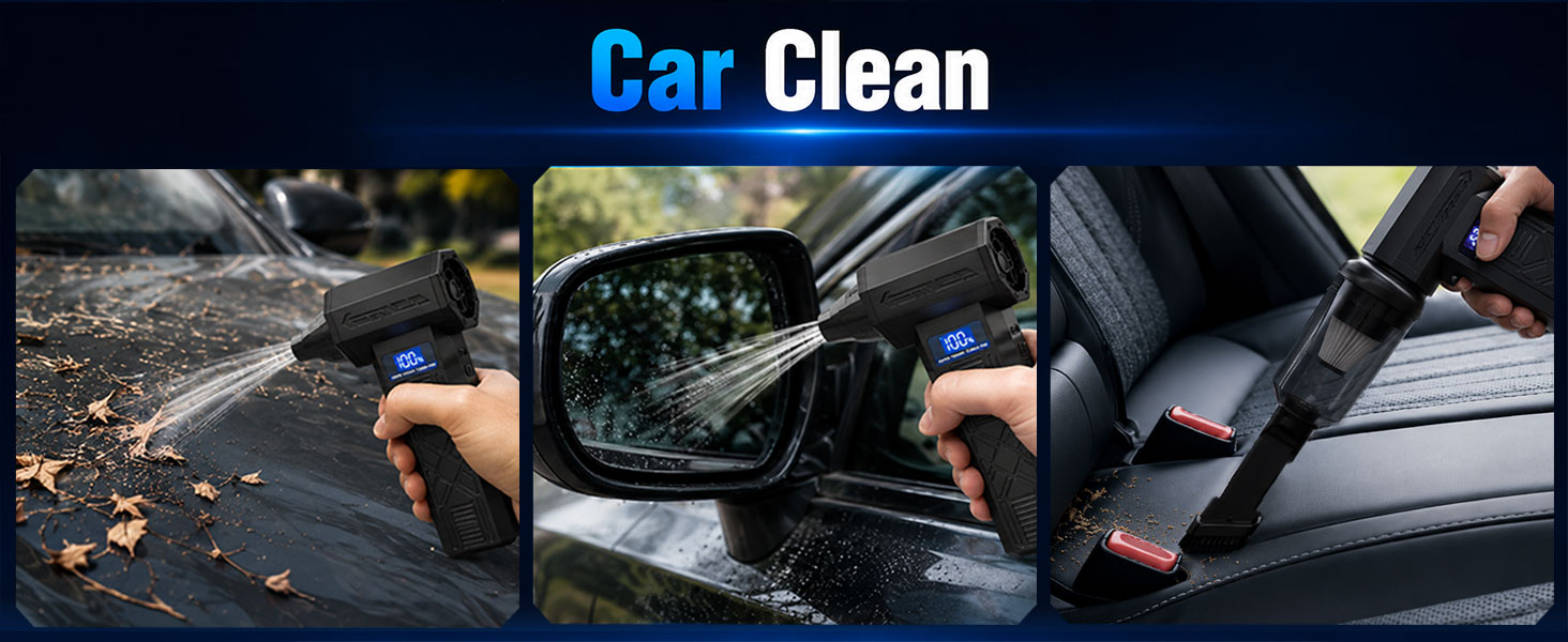 Compressed Air Duster Dust Blower for Car