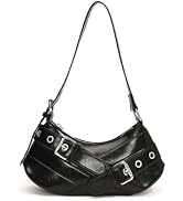 Sanxine Shoulder Bag for Women Y2k Small Purse Designer Punk Style Hobo Handbags Vegan Leather Tr...