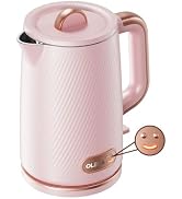 OLEGA Electric Tea Kettle: 1200W Fast Boil Electric Water Kettles 1.5L | Stainless Steel Kettle; ...