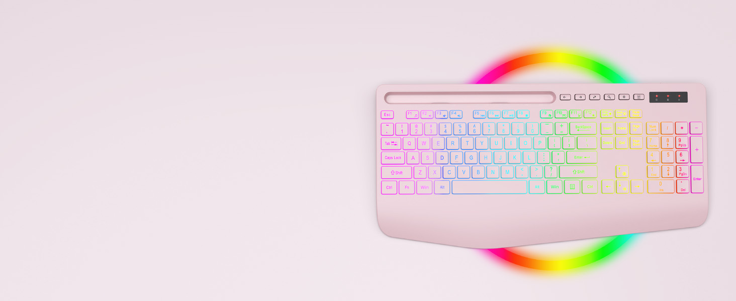 wireless keyboard backlit