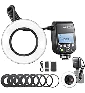 GODOX MF-R76S Macro Ring Flash for Sony TTL/M Mode CCT 5900K 76Ws 2.4G Wireless Control 550 Full-...