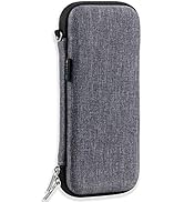 iDream365 Upgraded Hard Pencil Case Box for Adults,Durable Pen Carrying Case with Zipper-Grey