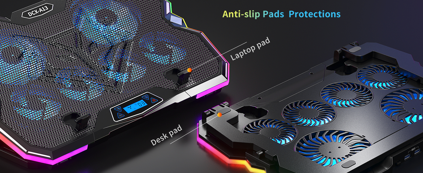 laptop cooling pads with rgb