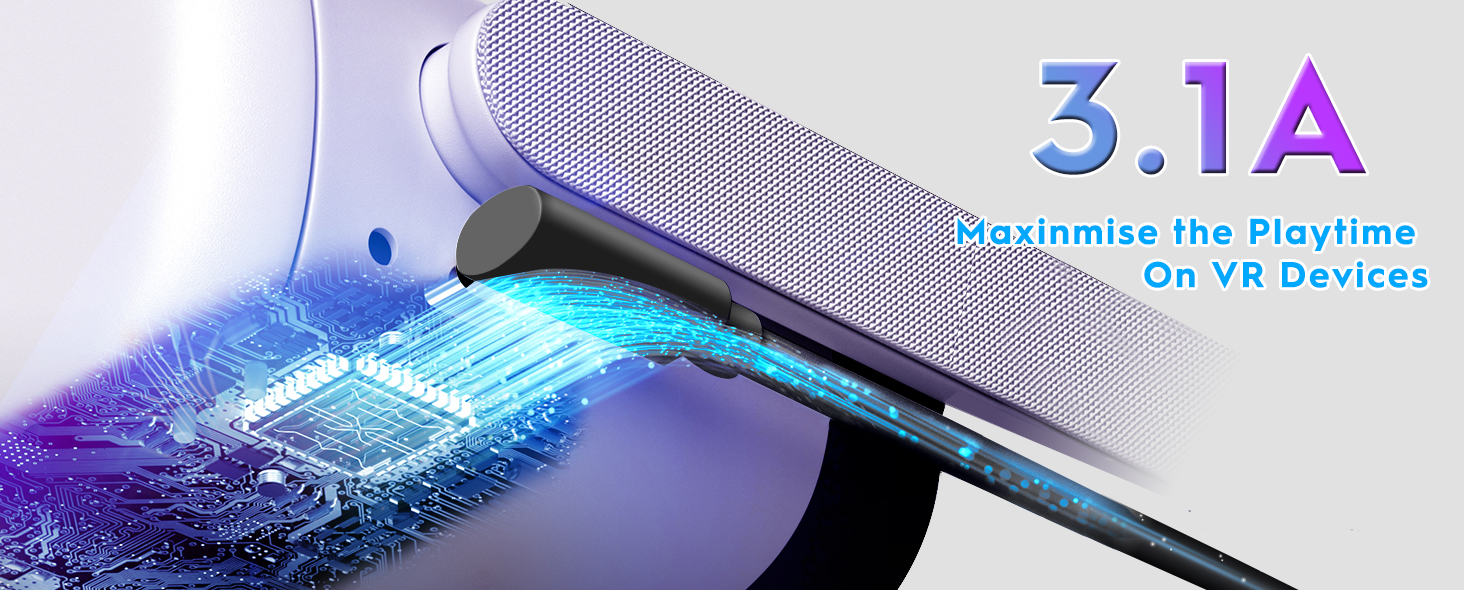 meta quest 3 charging cable