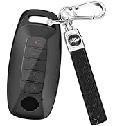 MILD EAST for Nissan Key Fob Cover with Keychain, Soft TPU Full Protection Key Case for 2023 2024...
