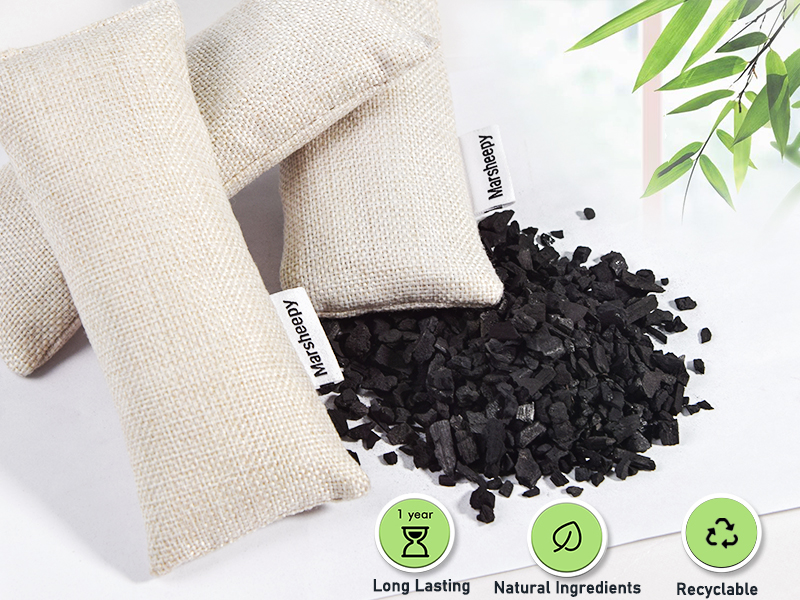 Activated bamboo charcoal inside