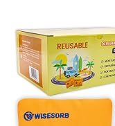 Wisesorb 500g 2pcs Rechargeable Desiccant Packs for Storage, Color Indicating Silica Gel Packets ...
