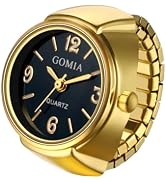 Avaner Elastic Finger Ring Watches: Stainless Steel Stretch Band Adjustable Mini Quartz Watch for...