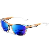 OUTDOORKING Polarized Running Sunglasses for Women Mens Sun Glasses for Cycling Fishing Driving G...