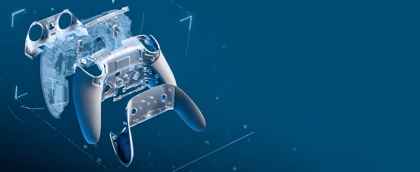 eXtremeRate Beyond-ARC Bottom Shell Kit Compatible with p s 5 Edge Controller