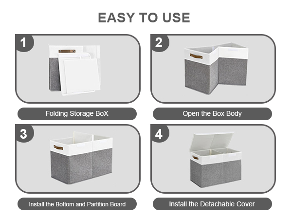 Fabric Large Toy Storage Bins