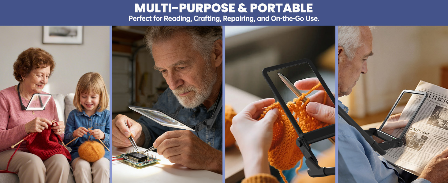 magnifier with light hands free hands free magnifying glass needlepoint light and magnifier wearable