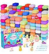 ARTPAR Air Dry Clay 180 Colors,Modeling Clay for Kids,DIY Art & Crafts Kit | Molding Magic Clay W...