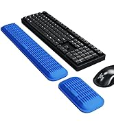 MEKASS Ergonomic Wrist Rest for Keyboard and Mouse, Soft Memory Foam Keyboard Wrist Rest Set with...