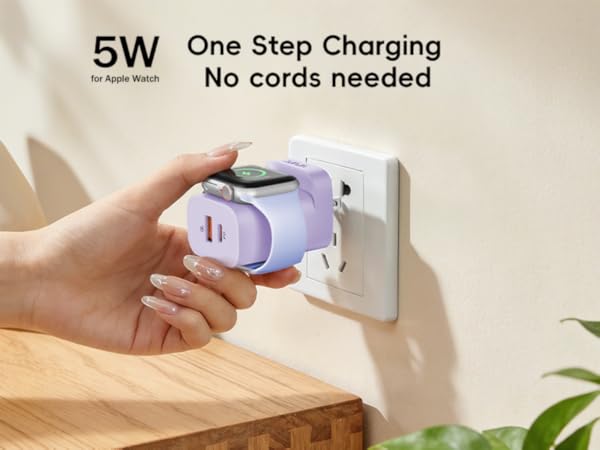 fast apple watch charger block