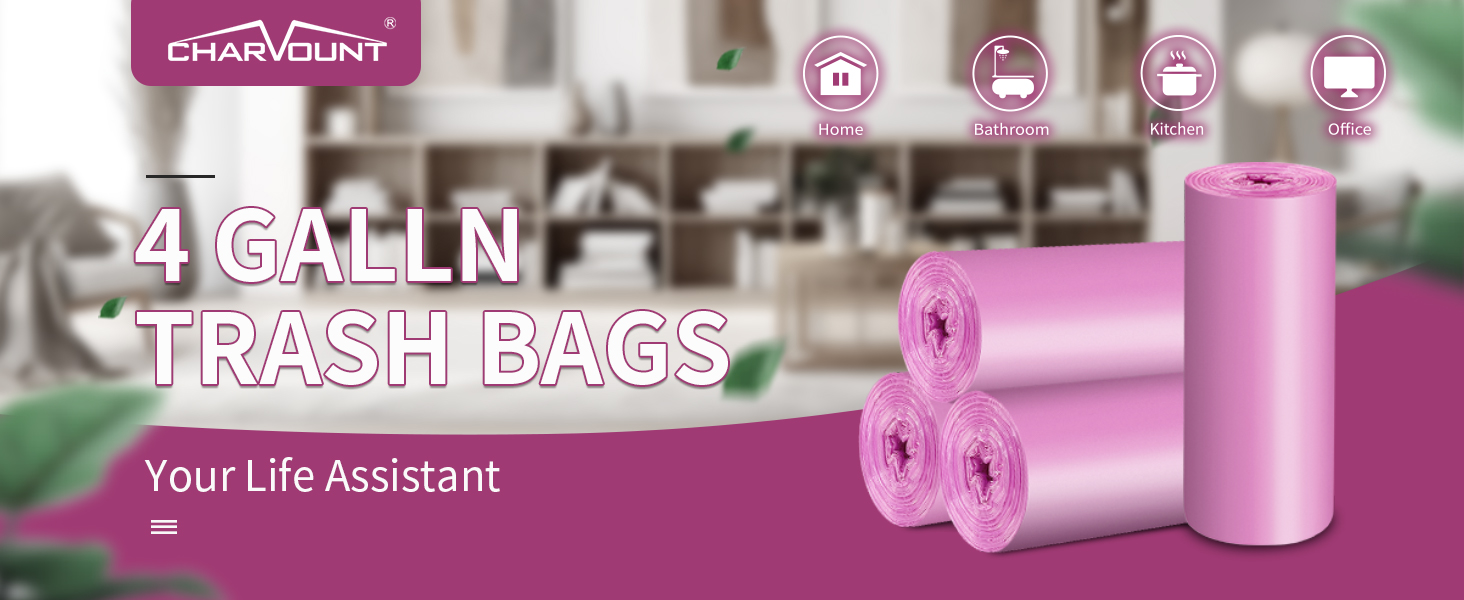 4 gallon trash bags