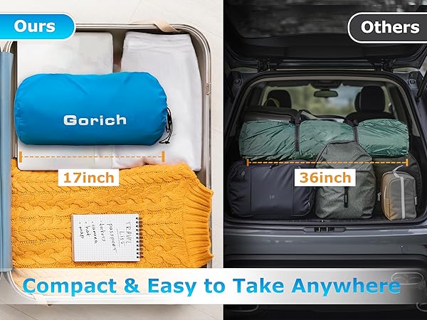 compact and easy to carry beach tent