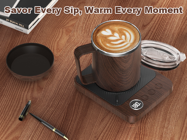 Electric 36w Coffee Mug Cup Warmer Heater for Office Home Desk with Auto Shut Off ,Timer