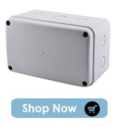 GREENCYCLE IP66 Waterproof Junction Box ABS Plastic Weatherproof, External Universal Electrical P...