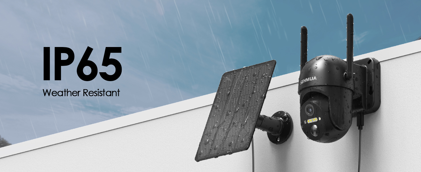 IP65 weather resistant outdoor camera