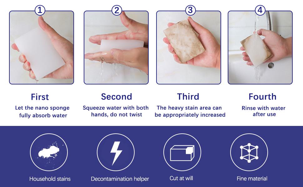 Correct usage of the magic sponge