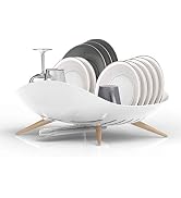 carrotez Dish Drying Rack, Dish Rack, Dish Drainer with Swivel Spout for Kitchen Counter, Auto Wa...