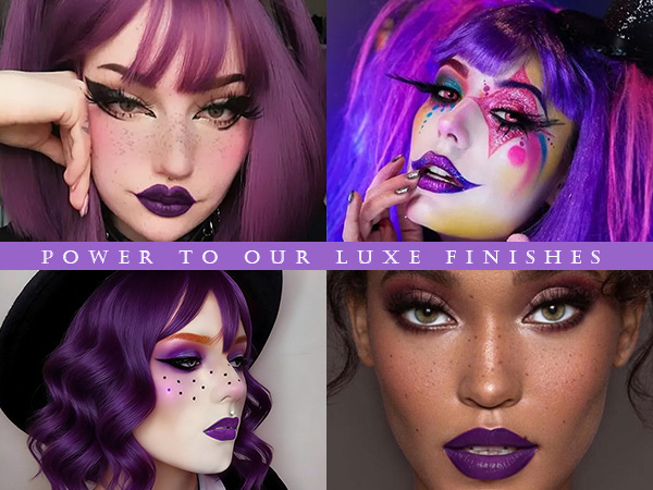 HHLTOH Purple Matte Lipsticks for Women