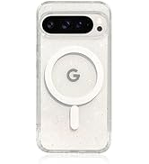 Tuokiou for Google Pixel 10/10 Pro Case Magnetic Translucent Compatible with MagSafe Crystal Glit...