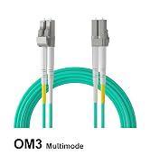 10Gtek Fiber Patch Cable - LC to LC OM3 10Gb/Gigabit Multi-Mode Jumper Duplex 50/125µm LSZH Fiber...