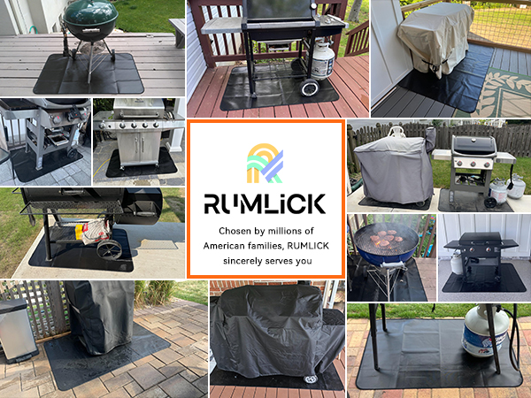 under grill mat for deck