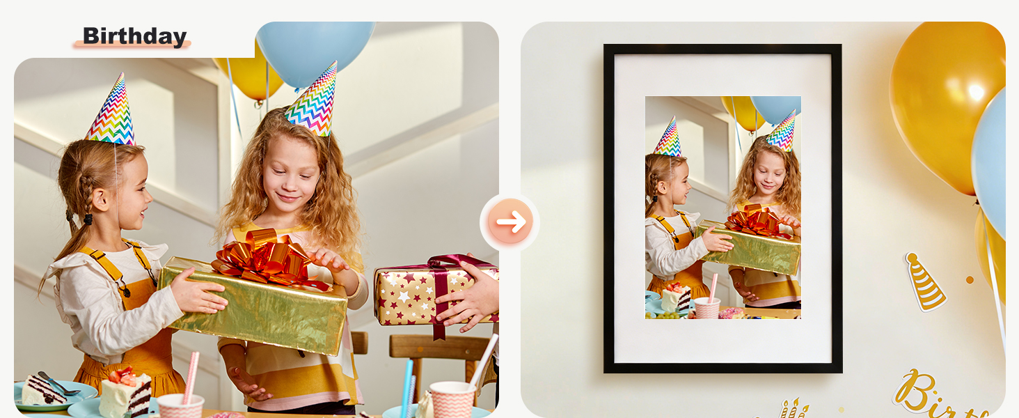 KINLINK Solid Wood Picture Frame is the perfect choice as a Day gift for your loved
