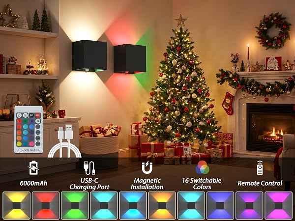 RGB LED Wall Light