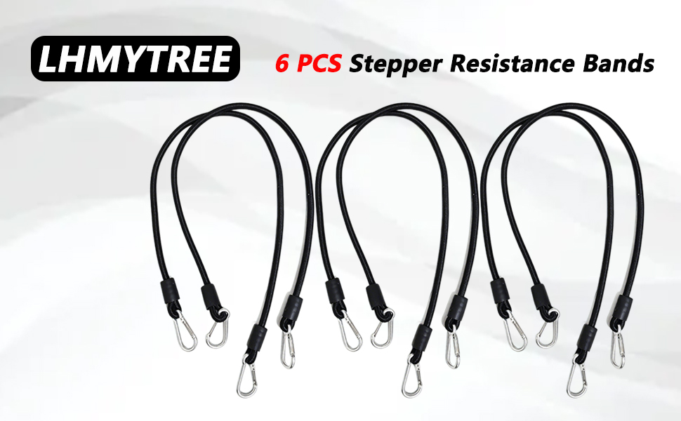 6 PCS Stepper Resistance Bands