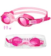 FOGULO Goggles for Kids 4-14, 1 Pack Anti Fog Swimming Goggles with UV Protection, Kids Swim Gogg...