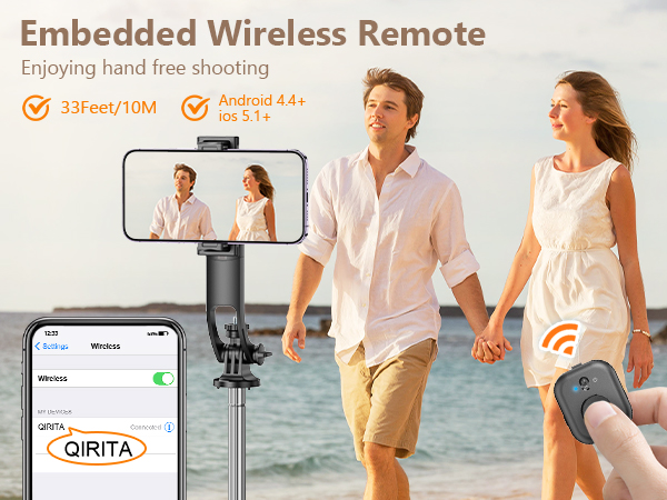 Selfie Stick Tripod with Remote