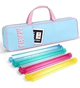 NeoDigix Mahjong Rack Storage Bag with Zipper – 21" Case Fits 4 Racks & Pushers – Portable Mah Jo...