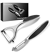 TACGEA Vegetable Peeler for Kitchen, Potato Peelers for Fruit Straight Blade, Durable Non-Slip Ha...