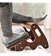 Spacocld Foot Rest for Under Desk at Work- Adjustable Rocking Foot Stool with 3 Height Position a...