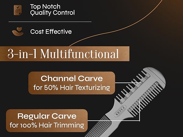 Facón Razor Comb for Hair Cutting