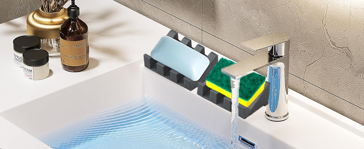 Self Draining Silicone Soap Dish