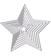 Stars Die Cut for Card Making, Scra Die-Cuts, Stars Metal Cutting Dies Congratulations Die Cuts H...