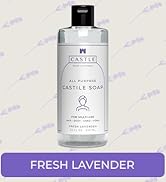 Castle Soap All-Purpose Castile Soap | Multi-Use Gentle Cleanser for Hair, Body, Hands, & Home | ...