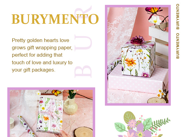 wedding shower wrapping paper
