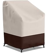 STARTWO Stackable Patio Chair Covers,Heavy Duty Waterproof Outdoor Furniture Cover Fits for 4-6 S...