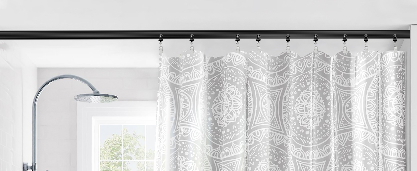 curtain track room divider