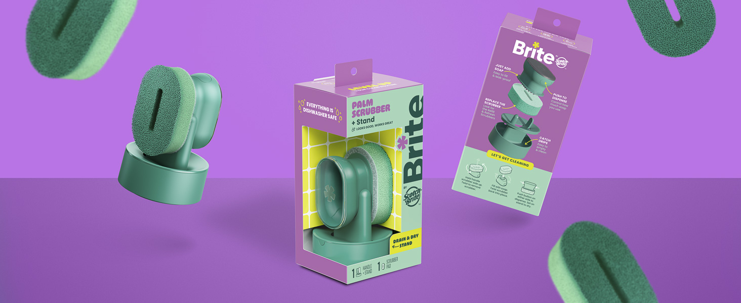 Brite by Scotch-Brite Palm Scrubber